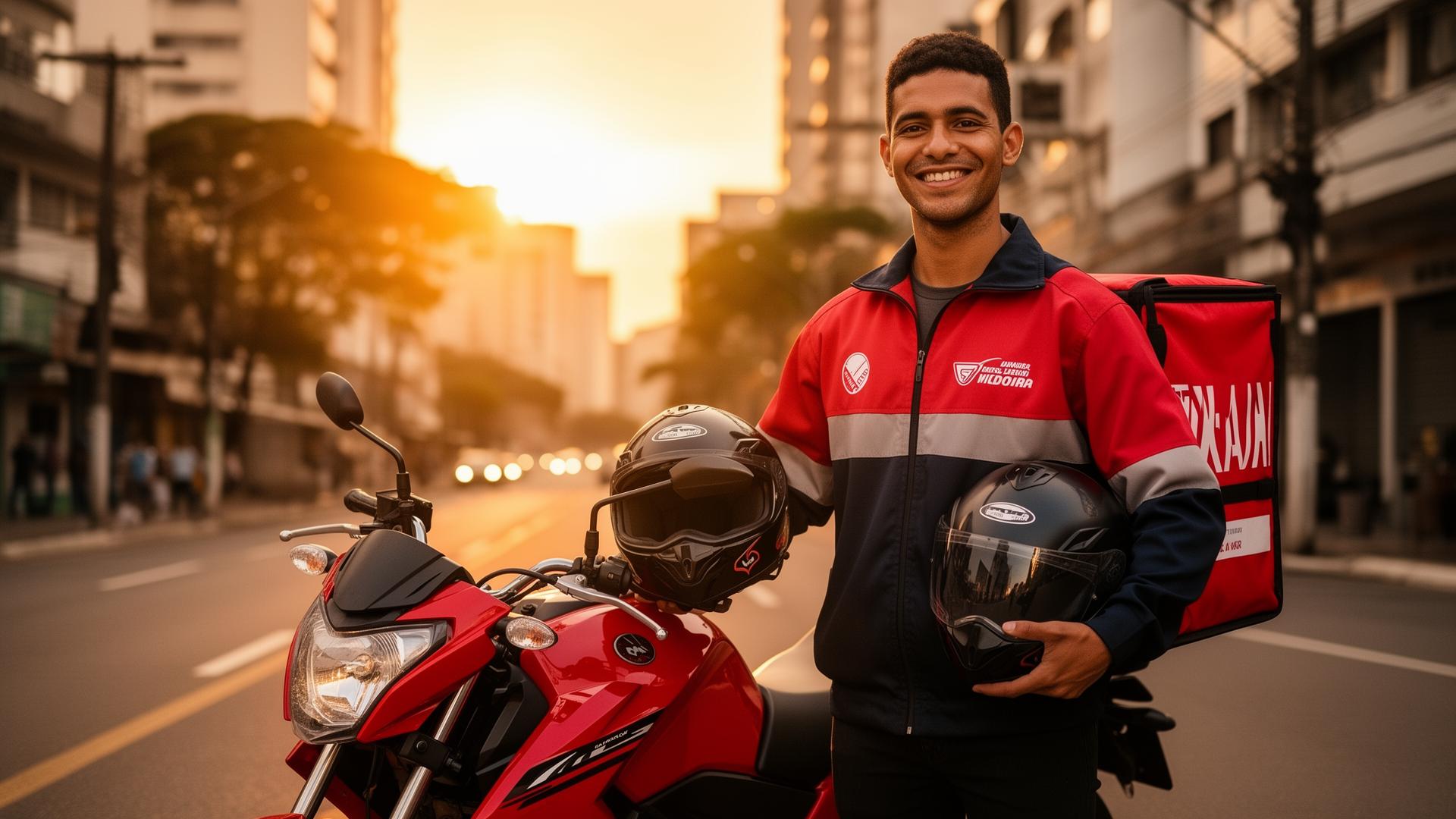 Motoboy profissional com CNH em dia